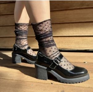 NEW SEYCHELLES BLACK MARY JANES